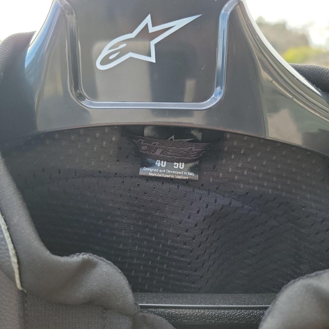 お正月価格　アルパインスターズ 50 黒革ツナギ　セパレート