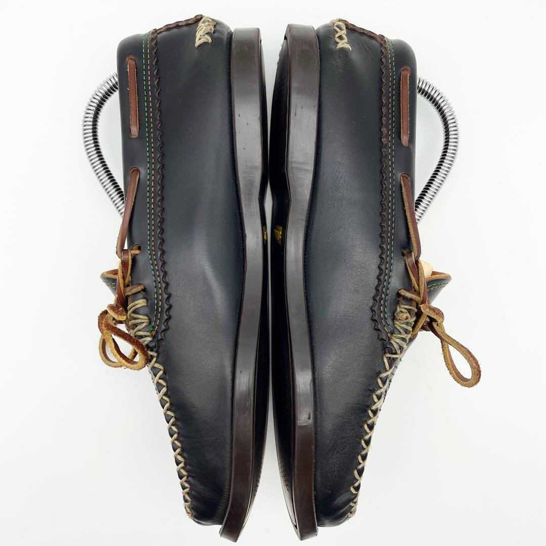 希少 USA製 YUKETEN デッキシューズ ウエスタンモック ダークブラウン