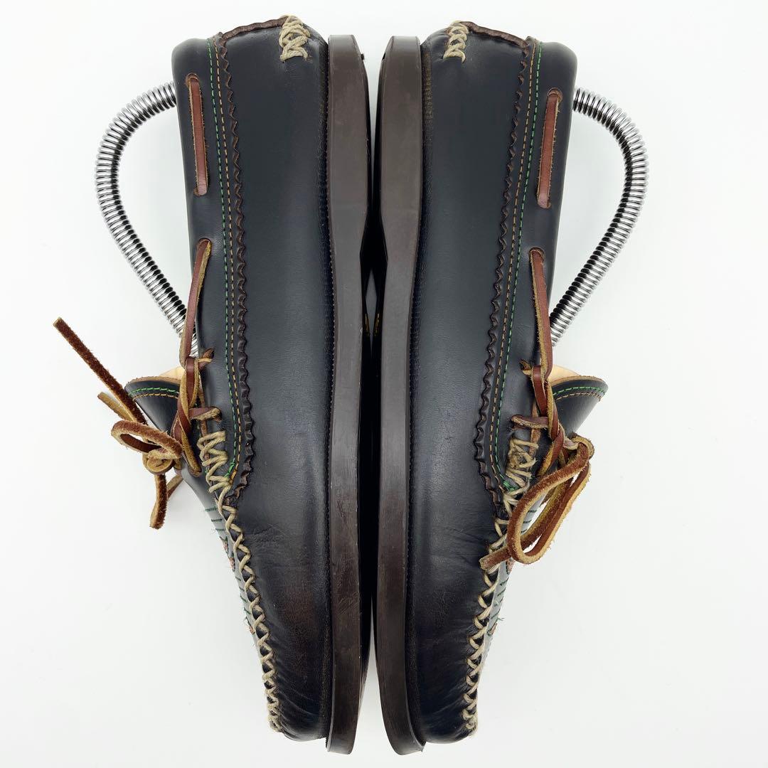 希少 USA製 YUKETEN デッキシューズ ウエスタンモック ダークブラウン