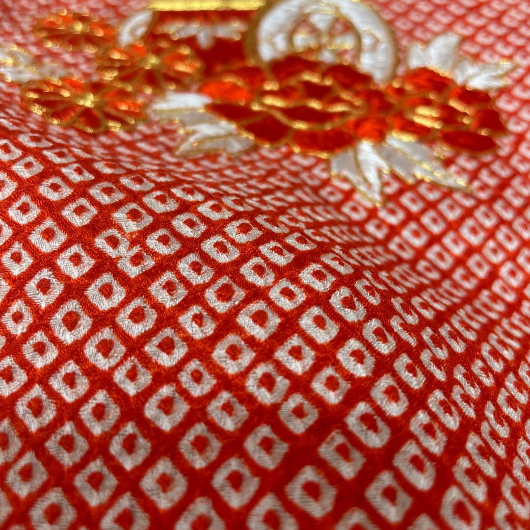 【正絹】総絞り★金刺繍★七五三★着物★小物