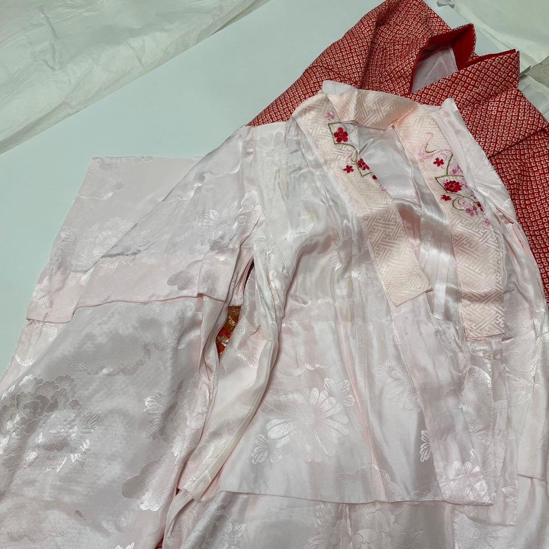 【正絹】総絞り★金刺繍★七五三★着物★小物