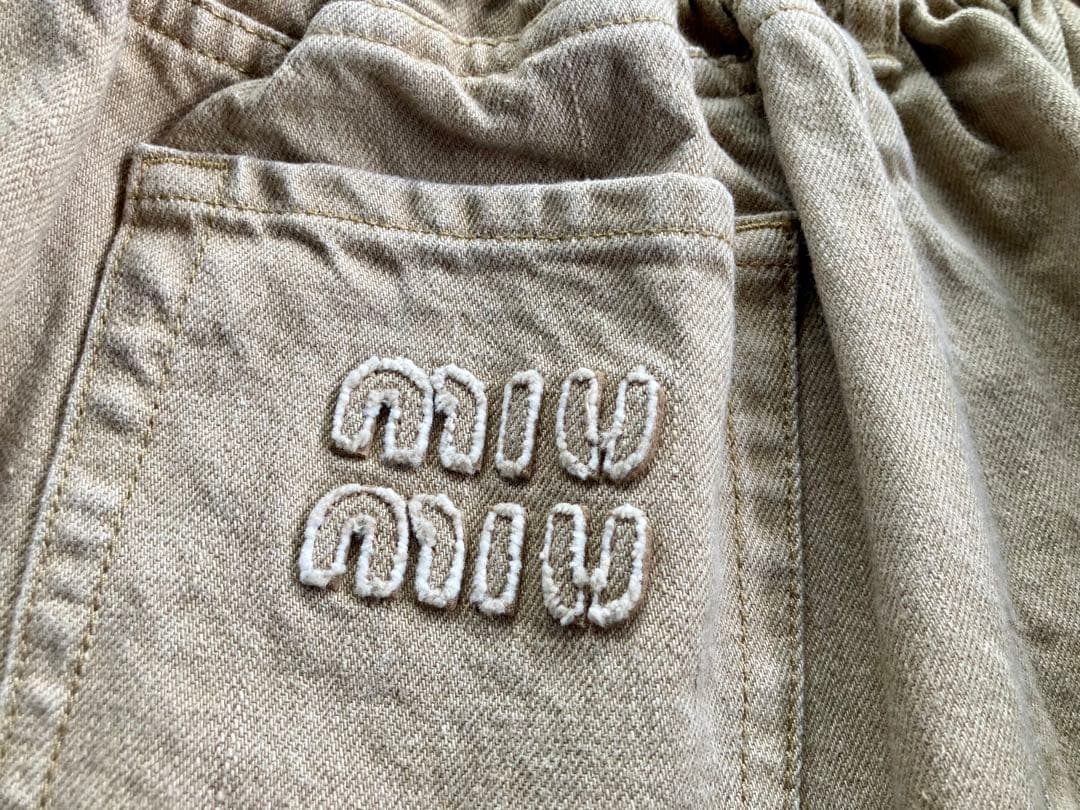 MIU MIU デニムフレアスカート 36