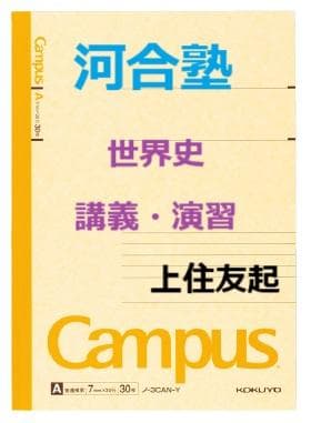 【河合塾】『世界史 講義・演習　上住友起先生　第1講授業ノート』+α　代ゼミ講師