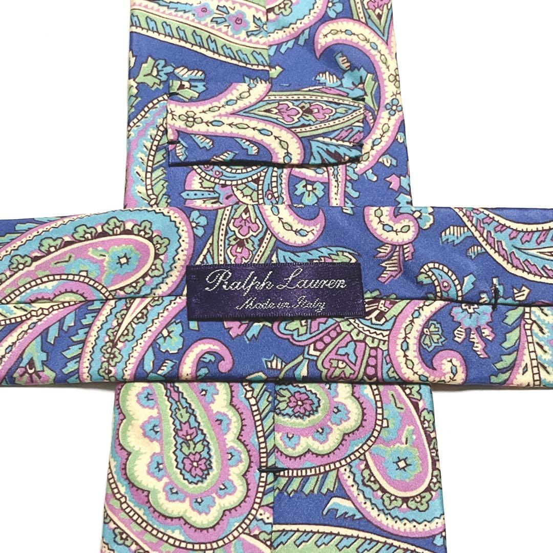 RALPH LAUREN PURPLE LABEL 極美品 ネクタイ 最高級