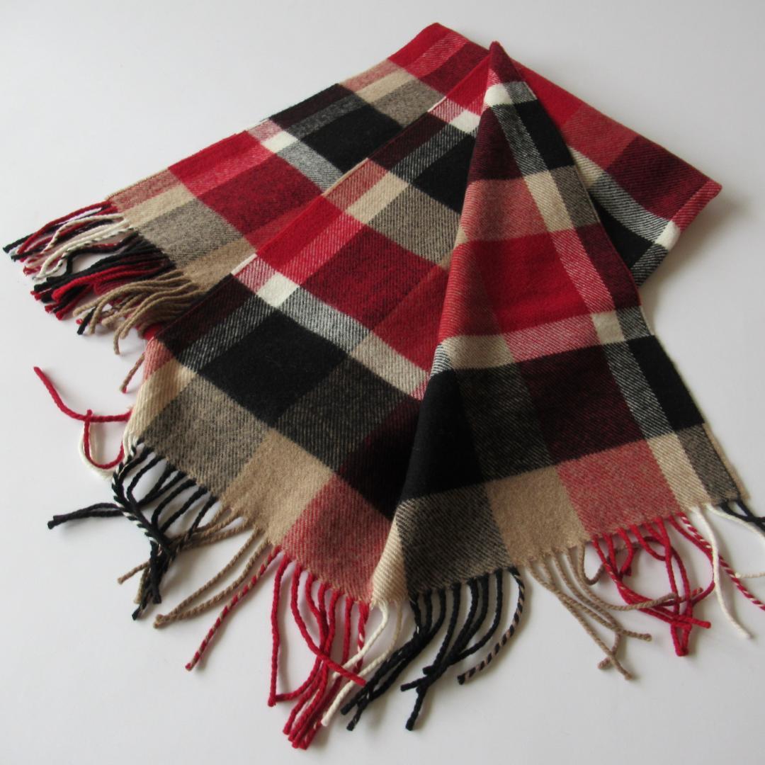 ブラックレーベルクレストブリッジ 新品レッド ストール / マフラー No.2