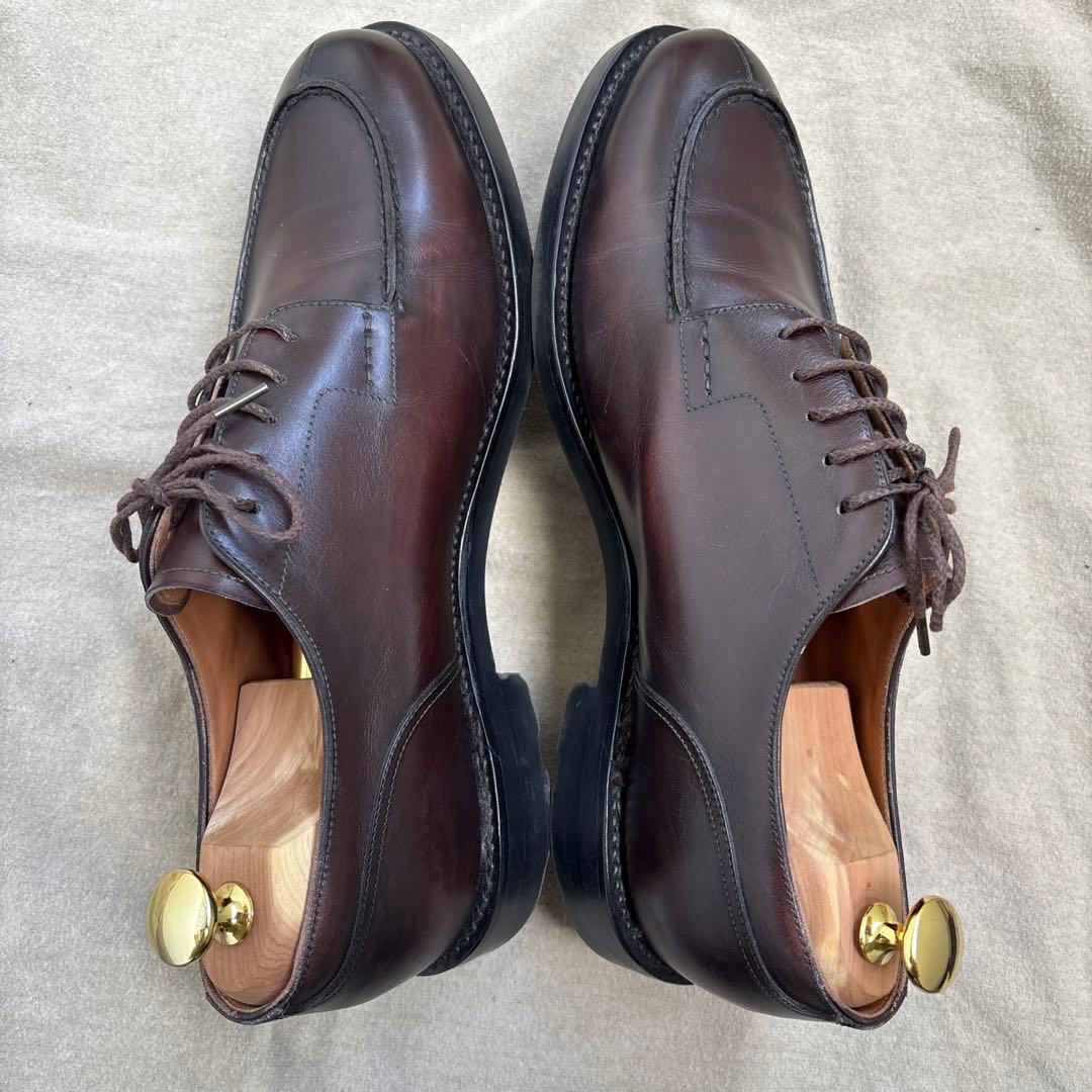 美品 42nd Highland ダークブラウン レザーシューズ