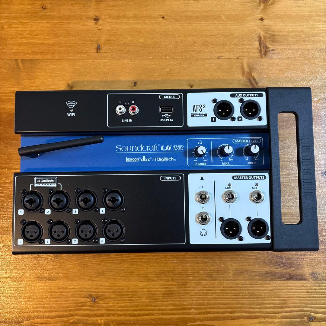 Soundcraft Ui12 デジタルミキサー 12入力