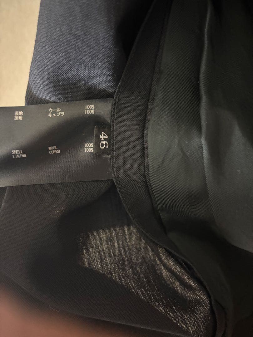 THE RERACS ブラック ノーカラージャケット