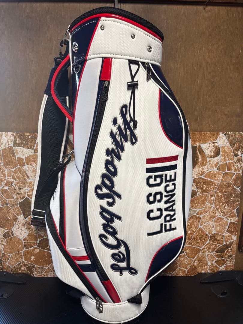 le coq sportif キャディバッグ フード付き ゴルフバッグ