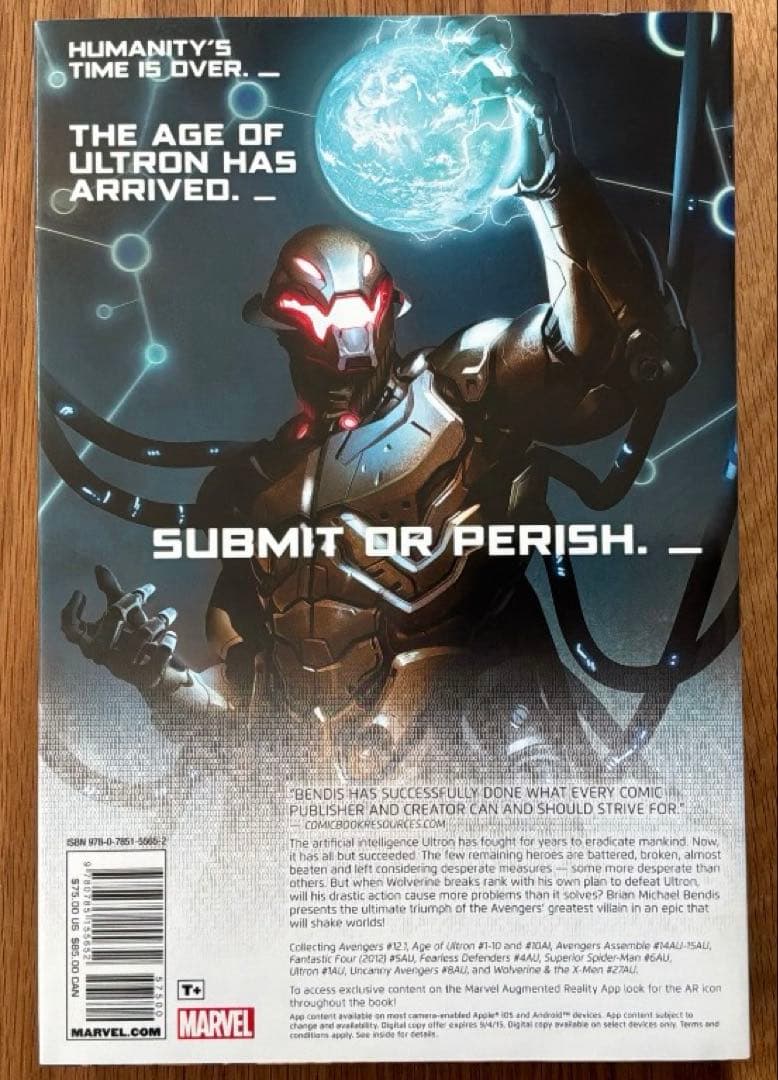 Age of Ultron ハードカバー Avengers アメコミ