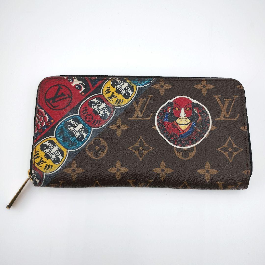 ルイヴィトン 長財布 ジッピーウォレット 歌舞伎 山本寛斎 達磨 希少 ラウンド
