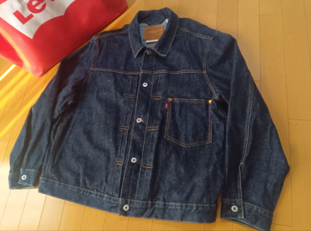 ハ*マ様 リーバイスプレミアムデニムジャケットGジャン1stファースト大戦モデル