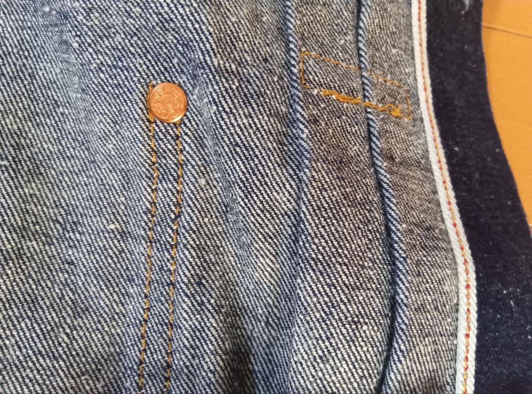 ハ*マ様 リーバイスプレミアムデニムジャケットGジャン1stファースト大戦モデル