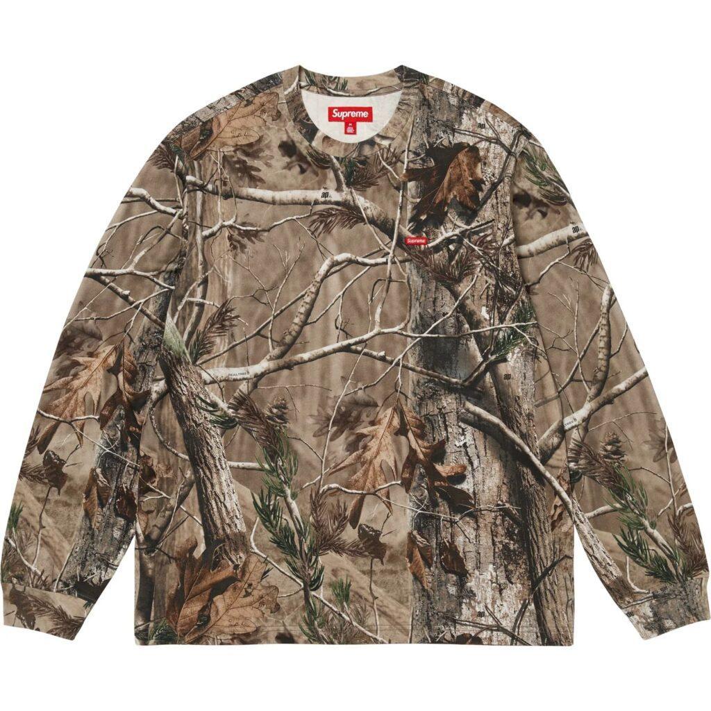 トップス supreme Small Box L/S Tee Realtree L