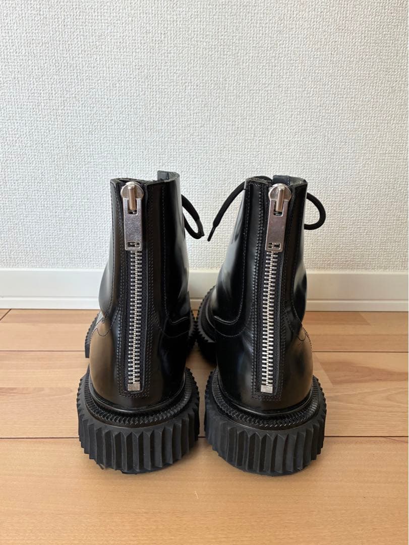 UNDERCOVERアンダーカバー×ADIEV ジップアップエナメルブーツ