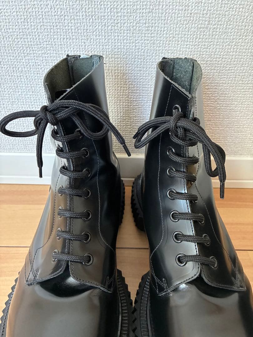 UNDERCOVERアンダーカバー×ADIEV ジップアップエナメルブーツ