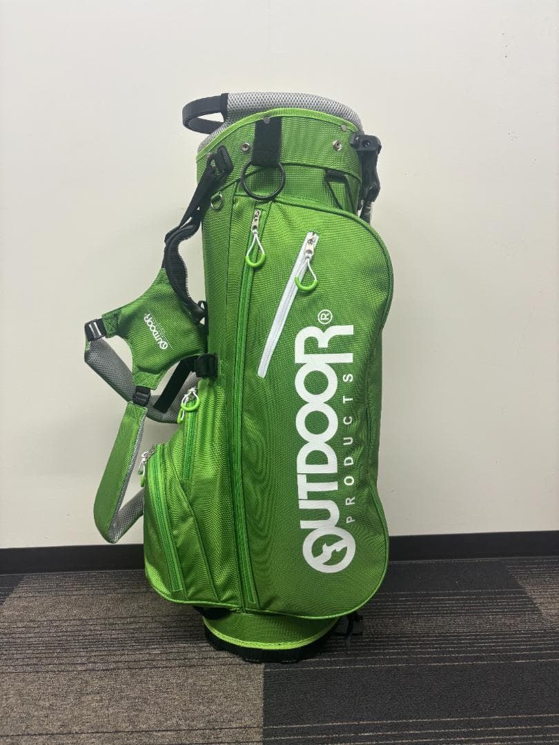 OUTDOOR PRODUCTS スタンド式キャディバッグ グリーン