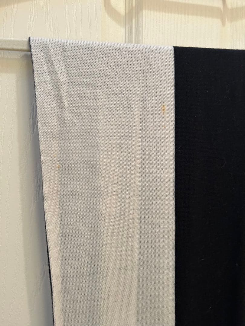 FENDI FXS124 バイカラー ロゴ マフラー ウール ユニセックス