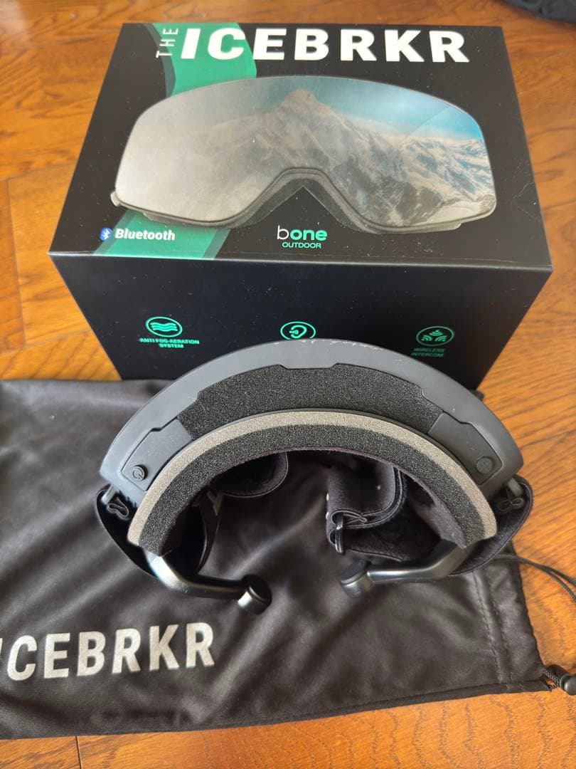 ICEBRKR Bluetooth スノーゴーグル　骨伝導インカム