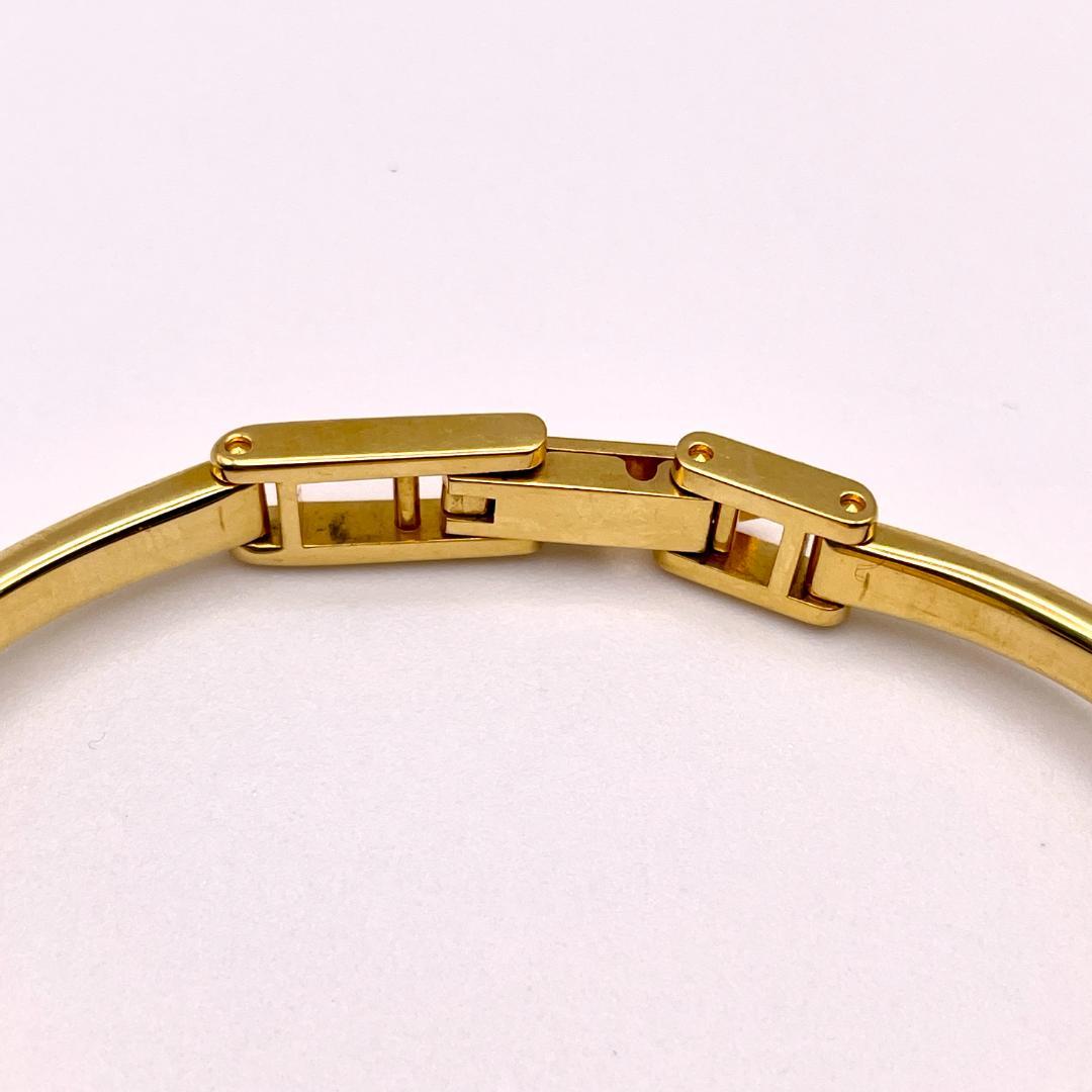 グッチ 11/12.2 チェンジベゼル ゴールド ブレス チェーン レディース