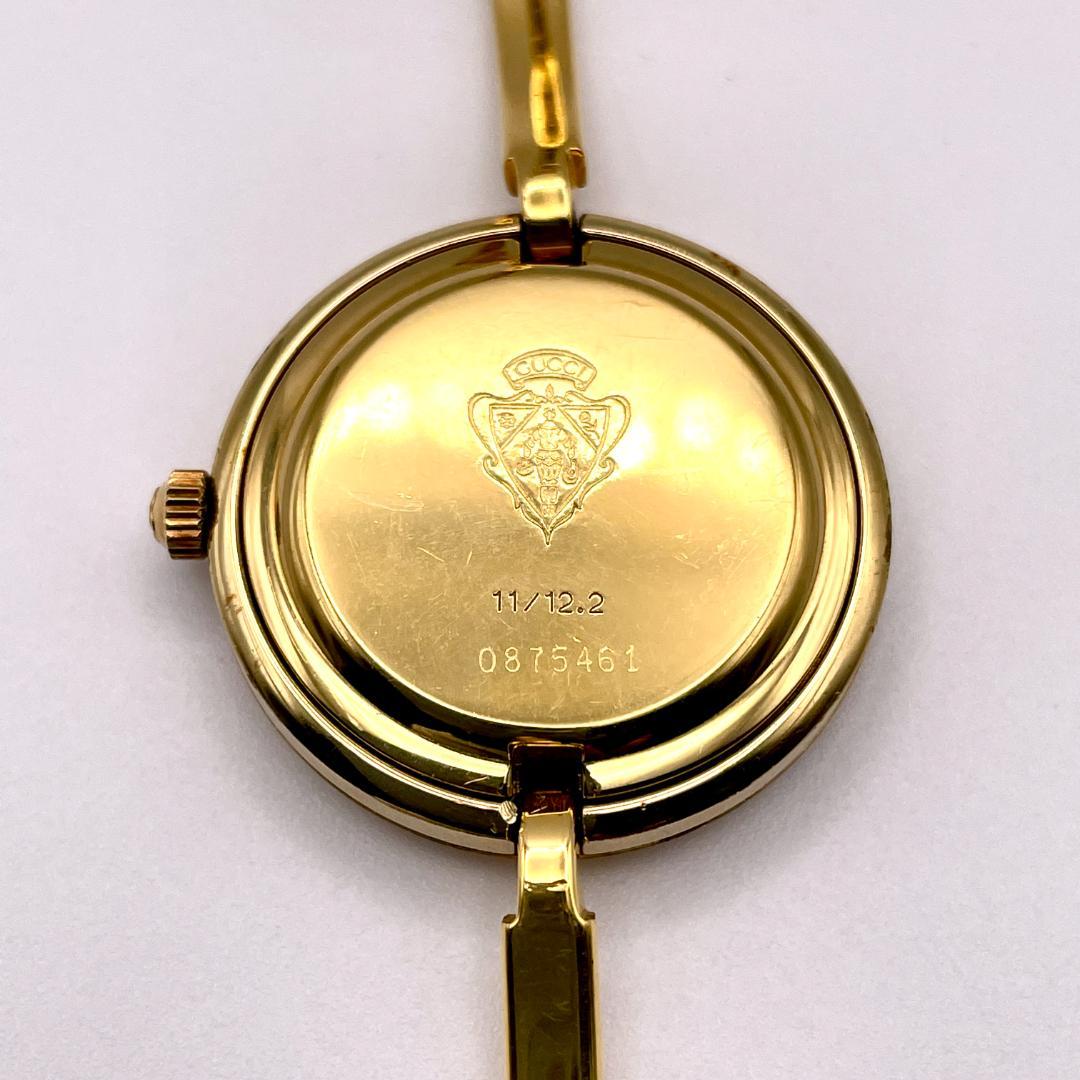 グッチ 11/12.2 チェンジベゼル ゴールド ブレス チェーン レディース