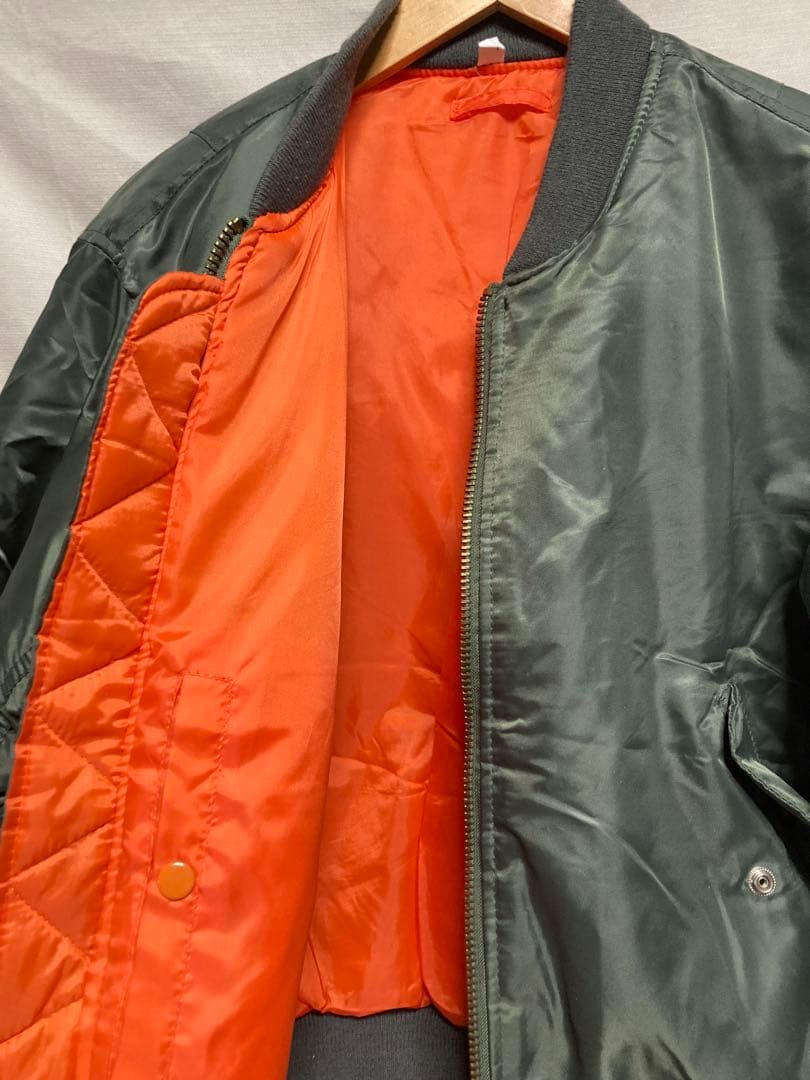 ロスコ　MA-1フライトジャケット オリーブグリーン　S