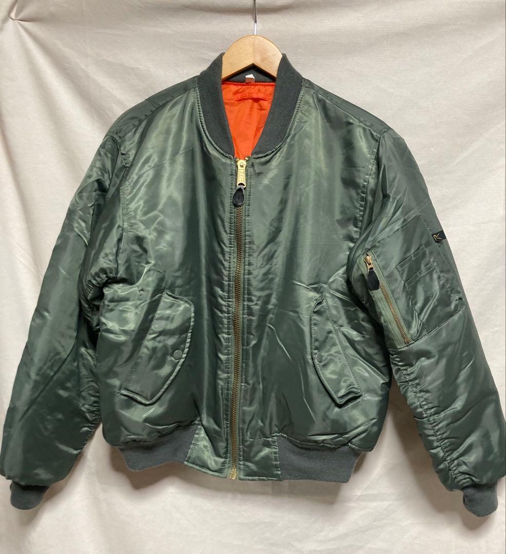 ロスコ　MA-1フライトジャケット オリーブグリーン　S