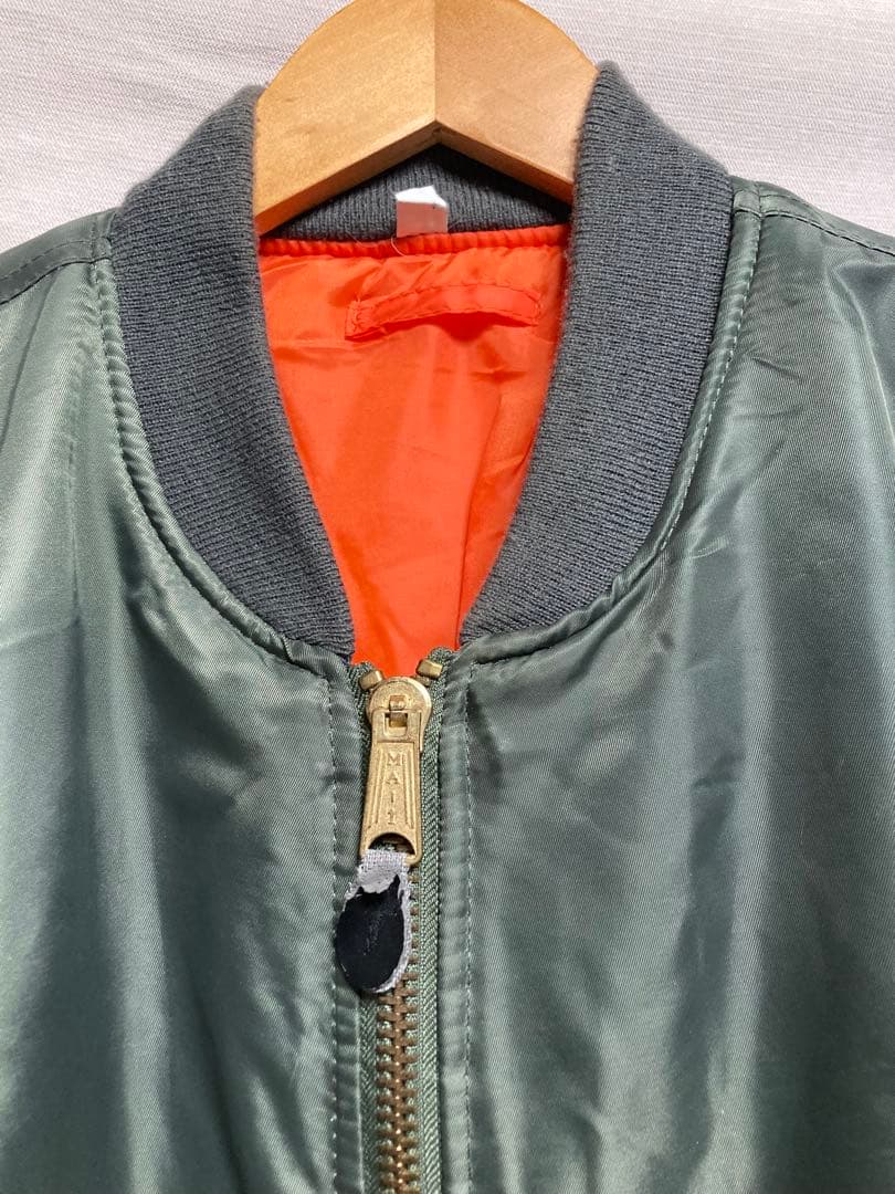 ロスコ　MA-1フライトジャケット オリーブグリーン　S