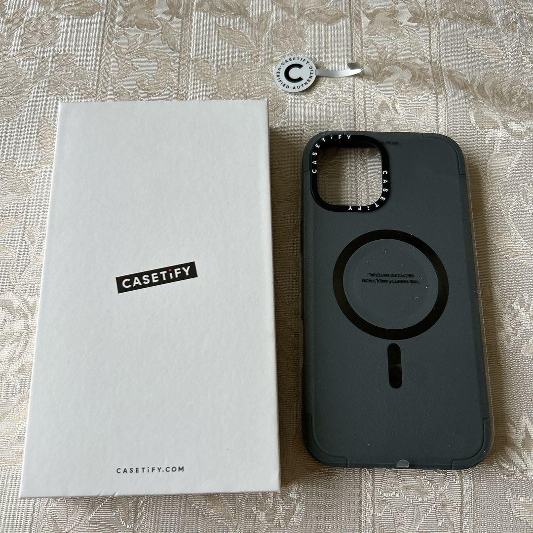 CASETiFY フォースケース iPhone 16 Plus グレー