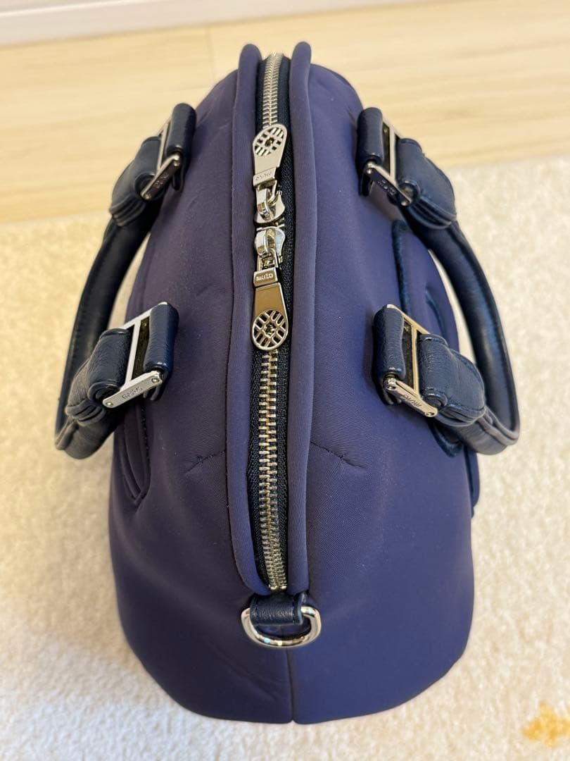 美品　ムータマリン　ラウンドバッグ　カートバッグ