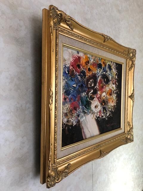 ゆず 様【金・土・日】限定❗️美術館所蔵・買上◆故・西野久子◆油彩Ｆ６