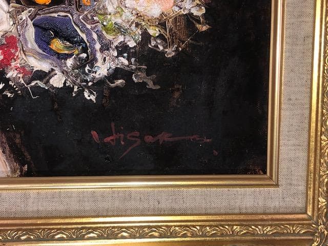 ゆず 様【金・土・日】限定❗️美術館所蔵・買上◆故・西野久子◆油彩Ｆ６