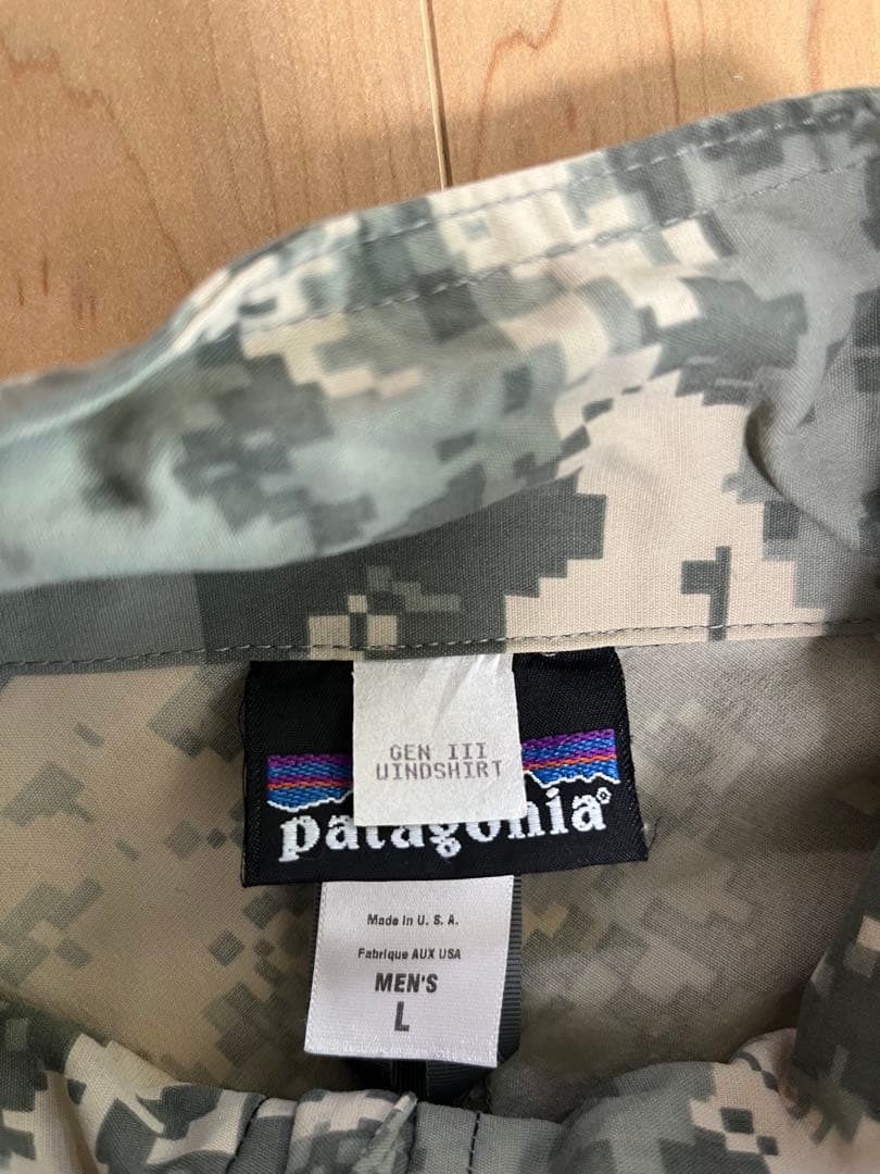 patagonia MARS LEVEL4 wind shirts デジカモ