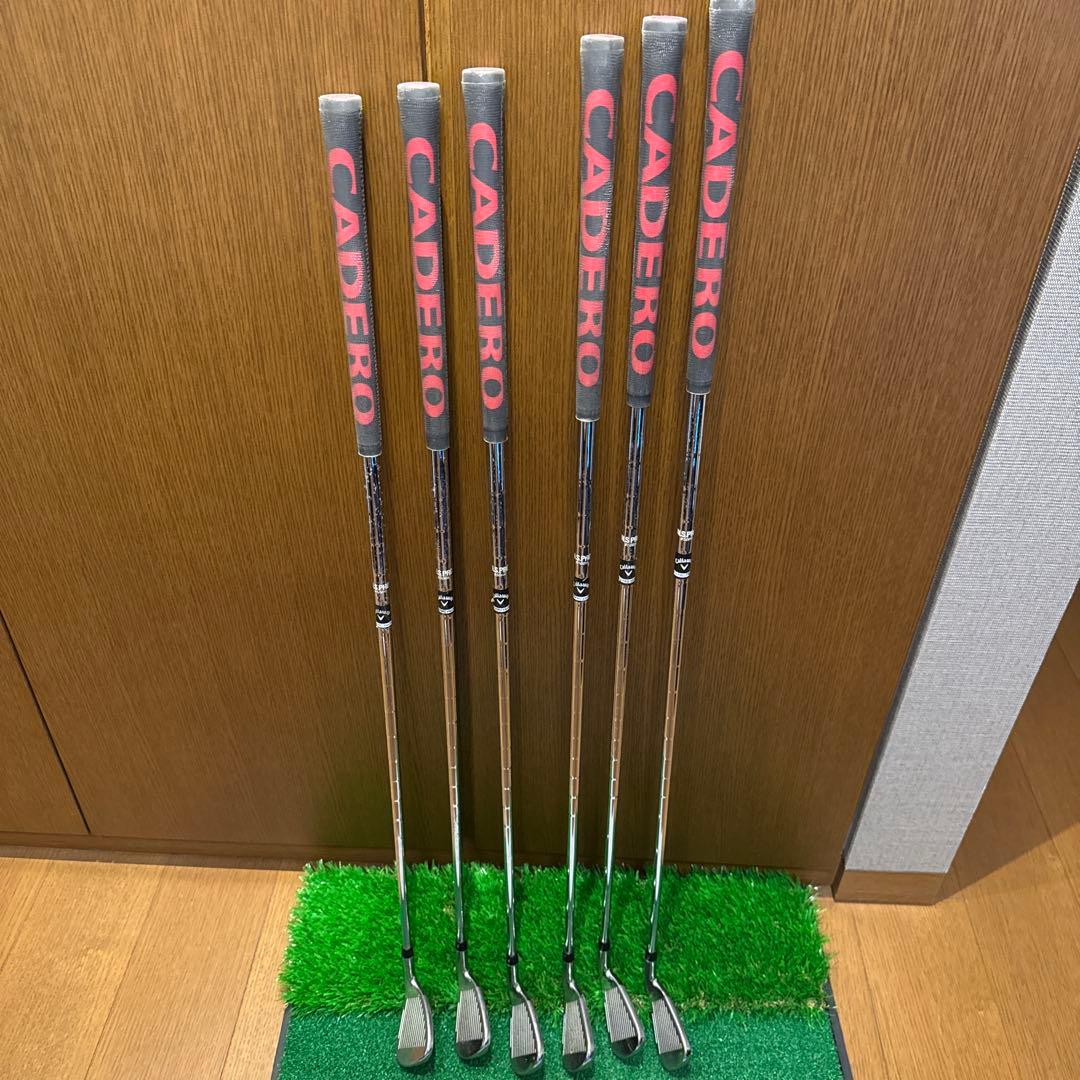 左用　Callaway SteelHeadXR アイアンセット6本（5〜9、P）