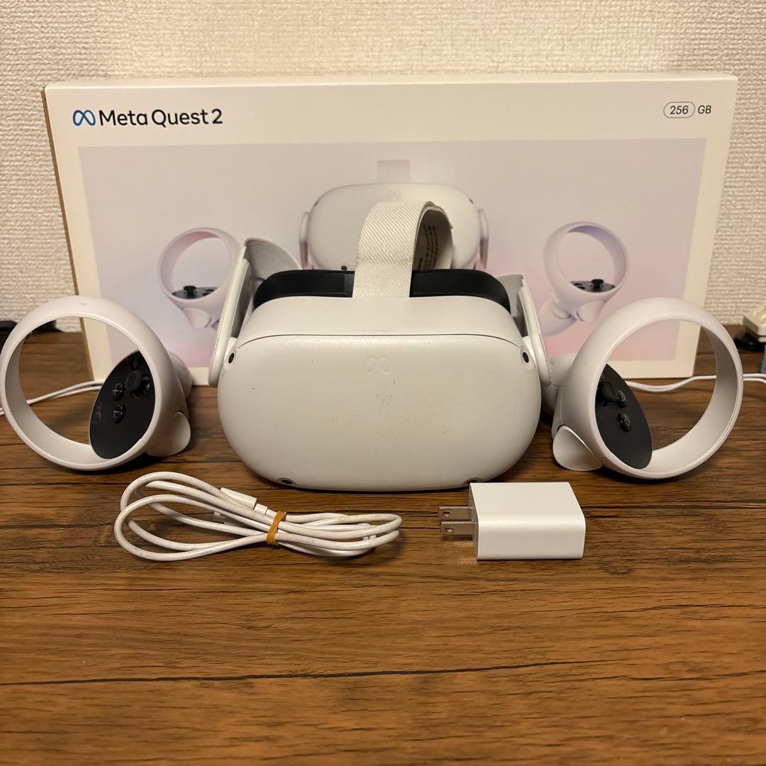 メタクエスト2 VRヘッドセット ホワイト クリアレンズ付き256GB