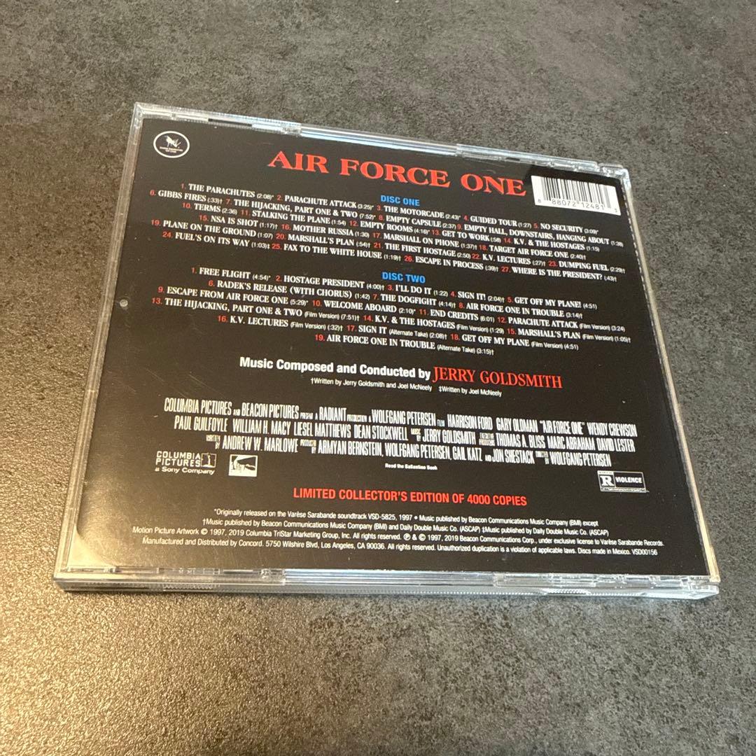 廃盤　サントラCD「エアフォース・ワン」DXエディション 2枚組　4000枚限定