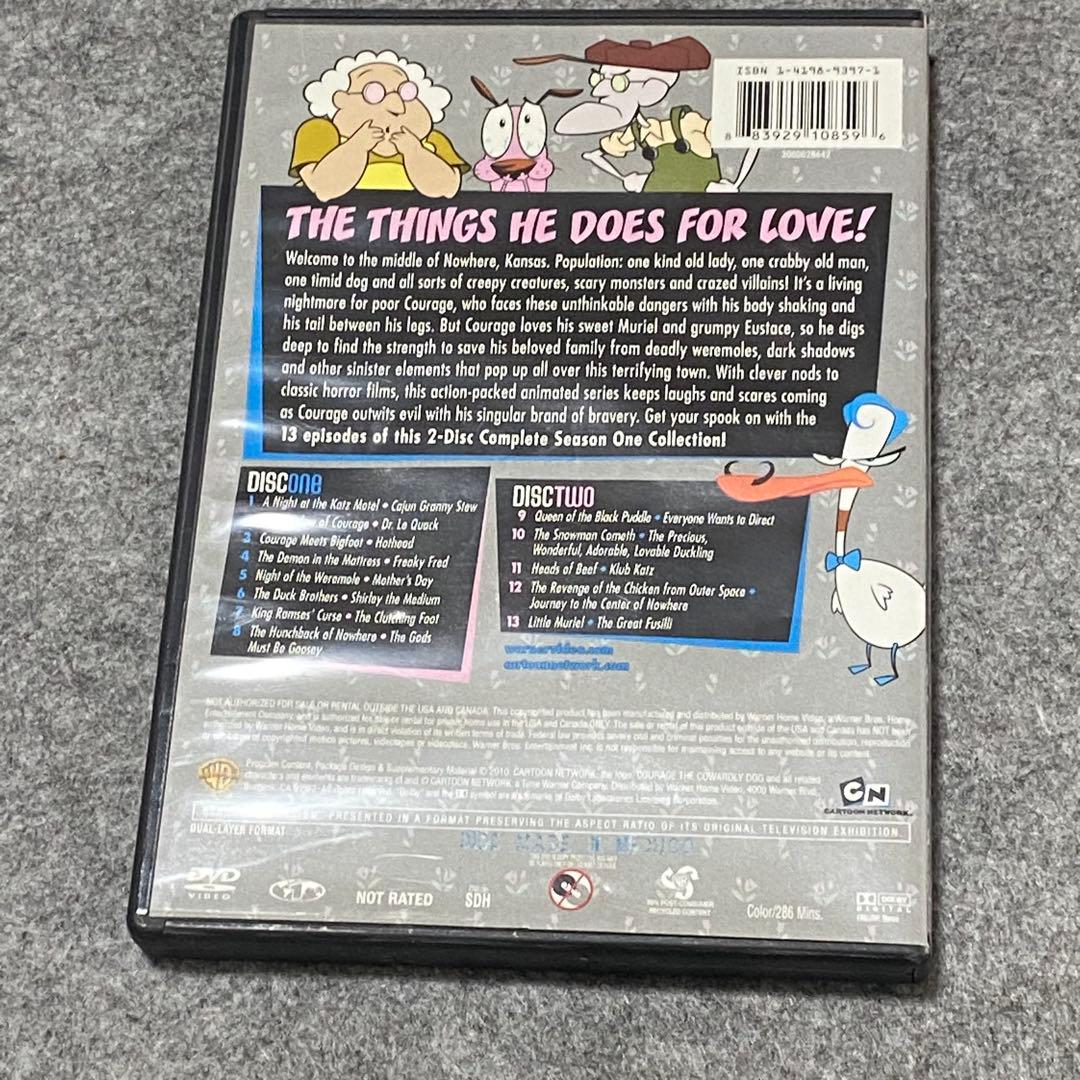 【廃盤】英語版　おくびょうなカーレッジくん　DVD