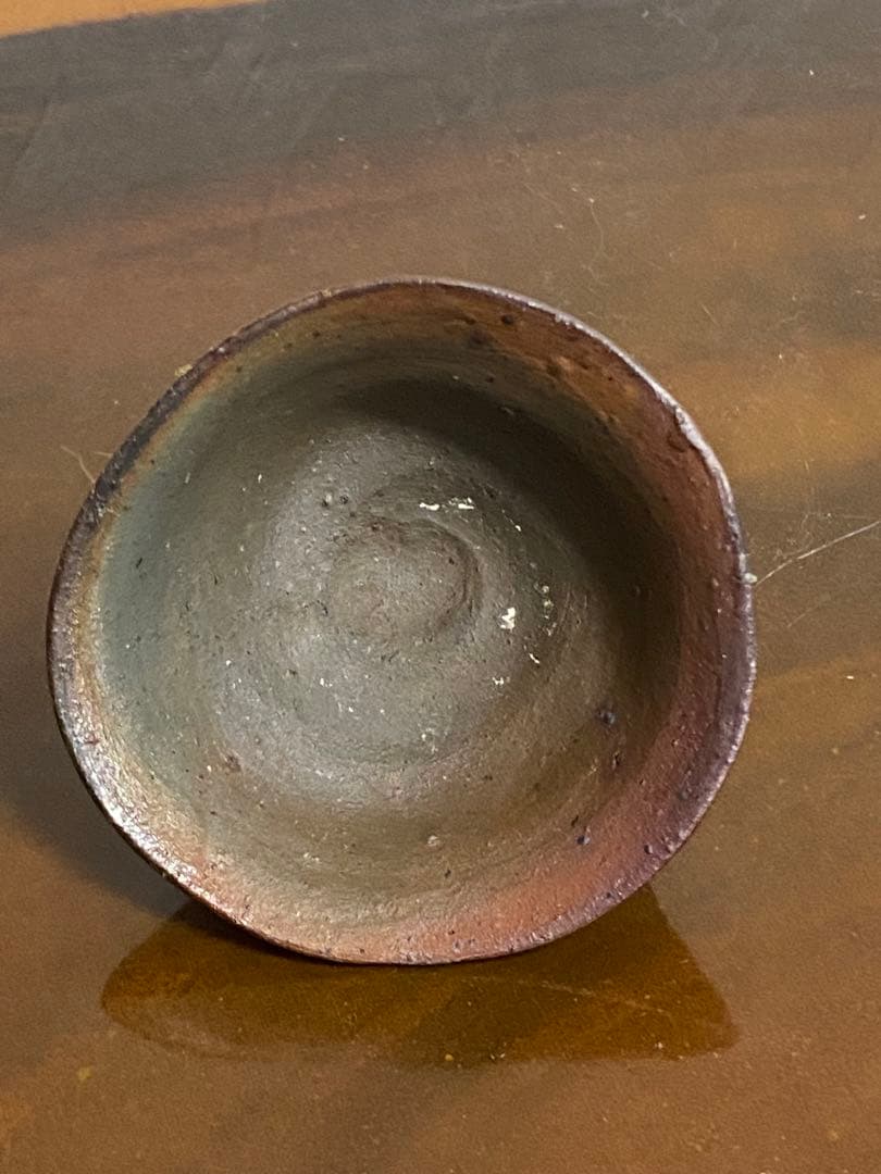 島 武己　ぐい呑　琉球焼　焼締　南蛮焼　島武巳　酒器　備前焼　國吉清尚