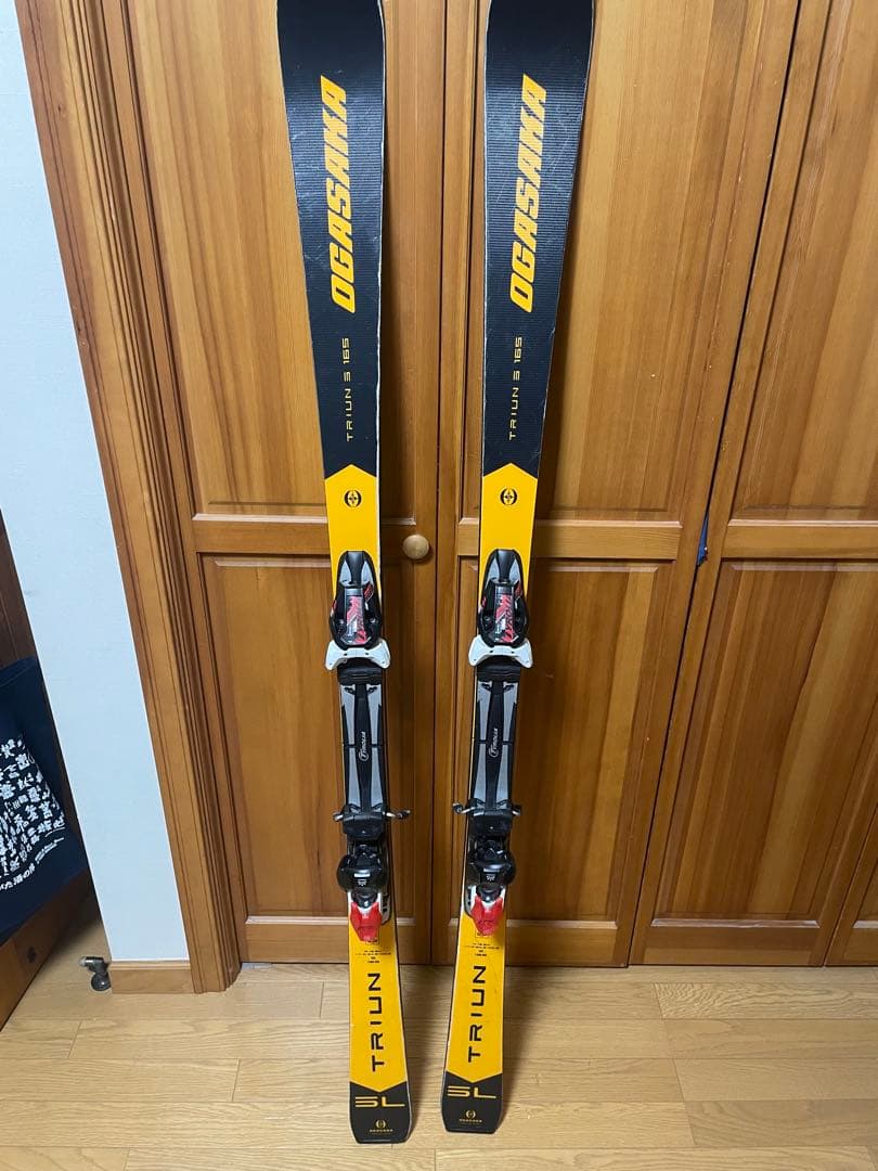 オガサカTRIUN トライアン　S 165 スキー 板 バインディング付き