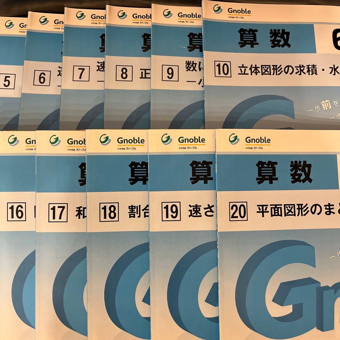 ★新品★グノーブル G脳-ワークアウト算数6年生 全20冊セット