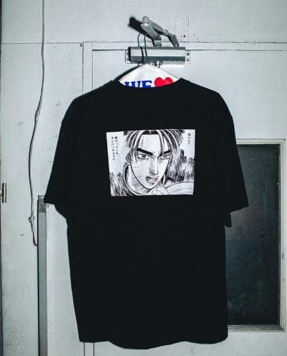 ブラックアイパッチ INITIAL D TEE BLACK 頭文字D Lサイズ