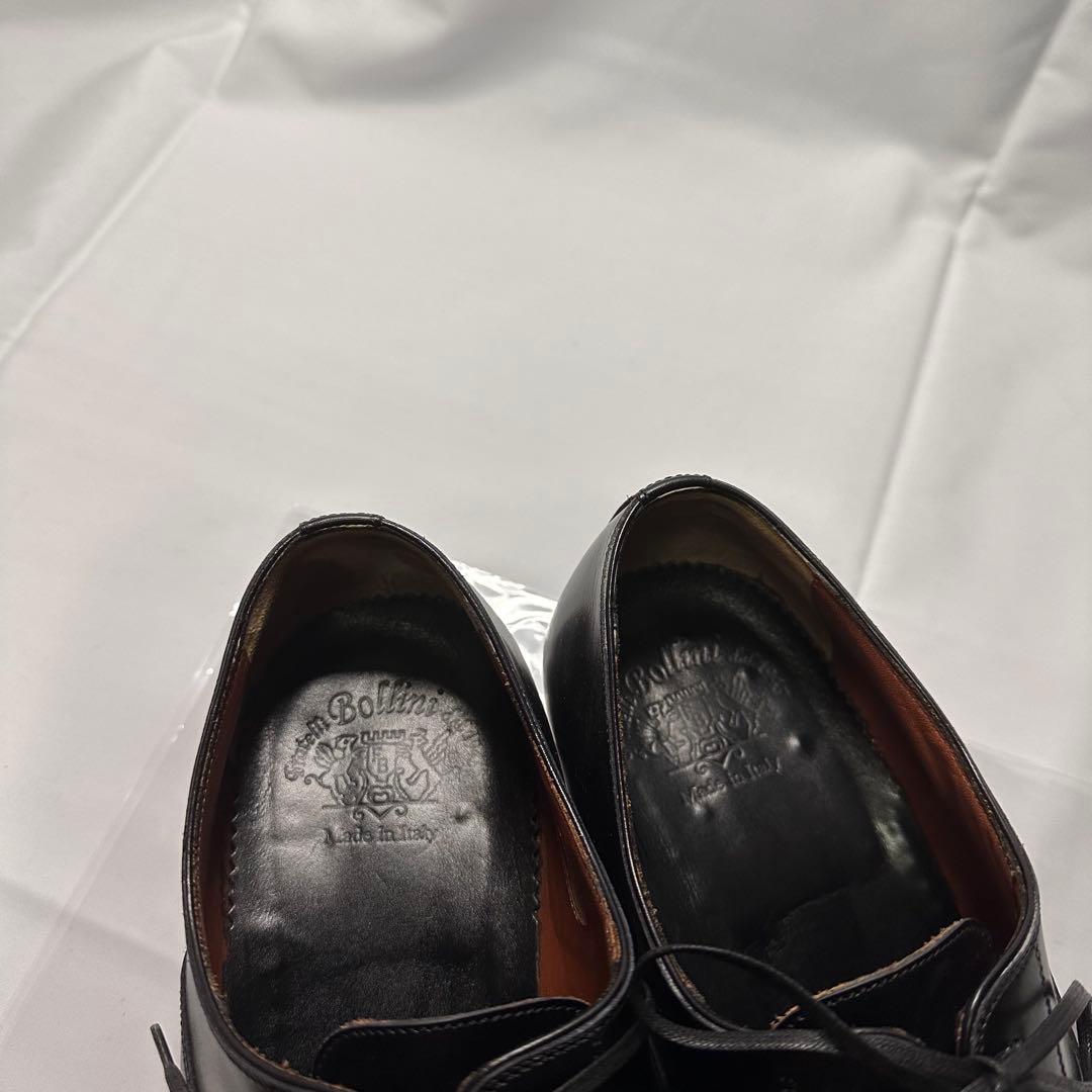 1度使用☆ボリーニ☆メンズ☆革靴☆ブラック☆ストレートチップ☆26cm☆194