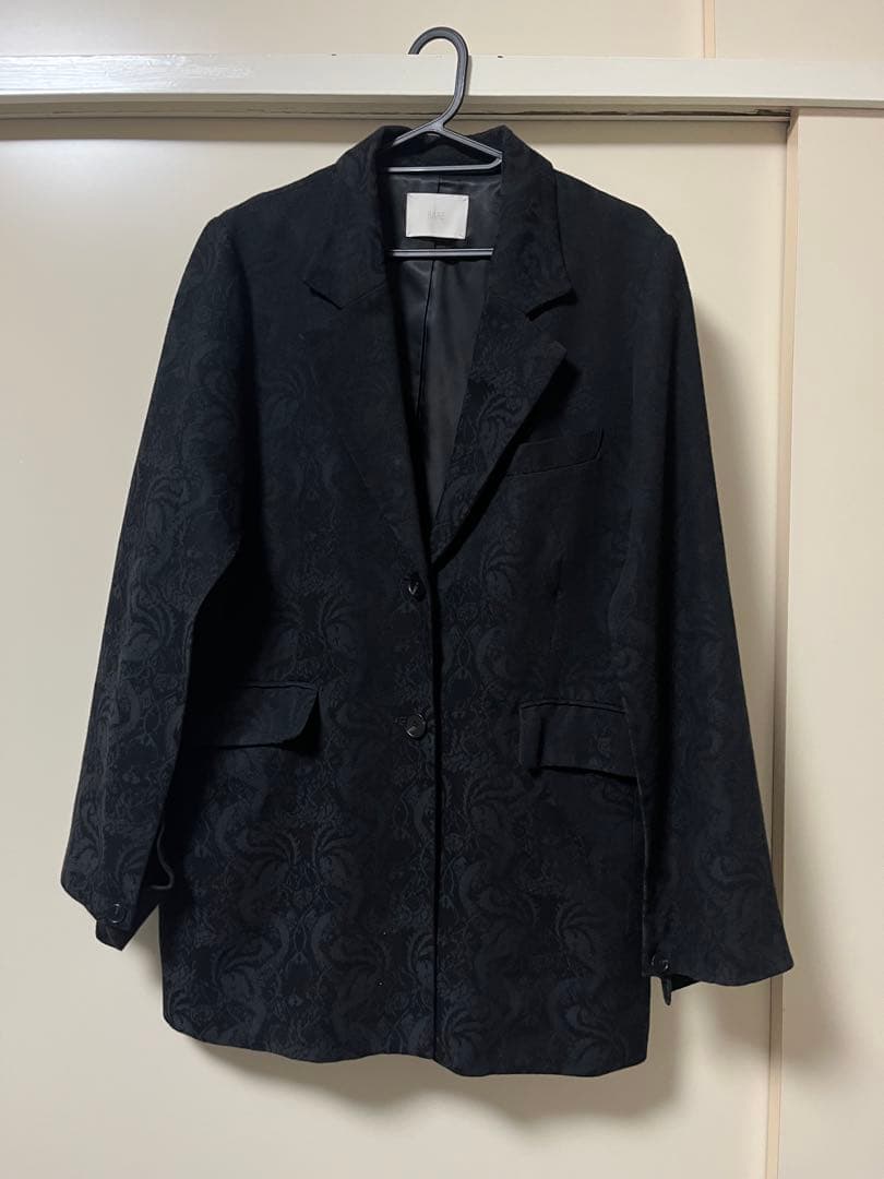 【お得】HARE ブラック ヴィンテージソデアキビッグテーラードジャケット