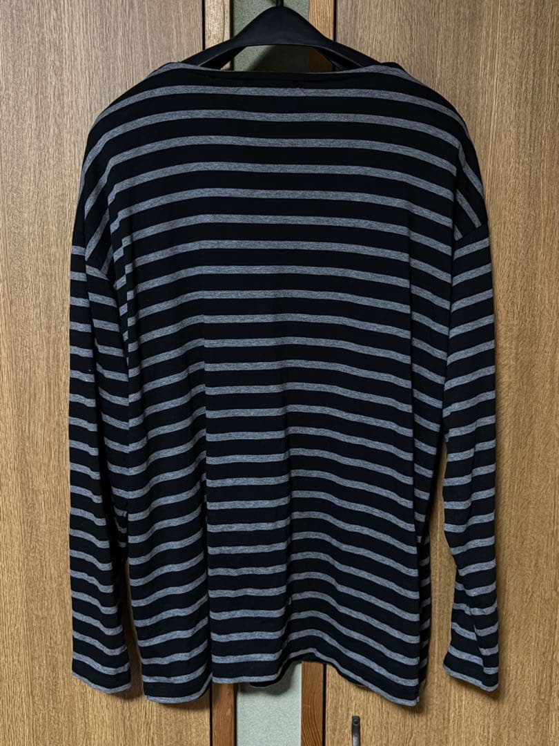 AUBERGE COCO ココ　ストライプ カットソー　ブラック　グレー　44