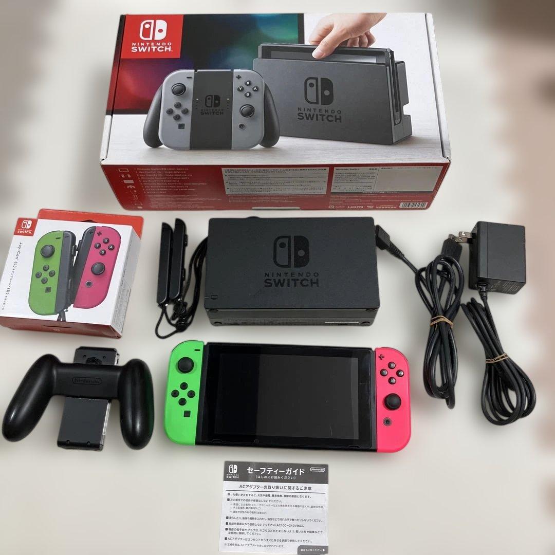 Nintendo Switch 本体 カラフルJoy-Con付き　ジャンク品