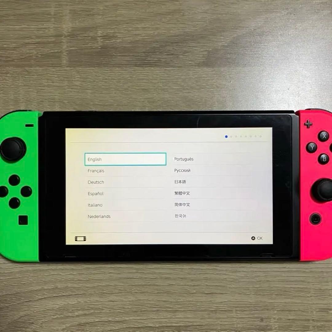 Nintendo Switch 本体 カラフルJoy-Con付き　ジャンク品