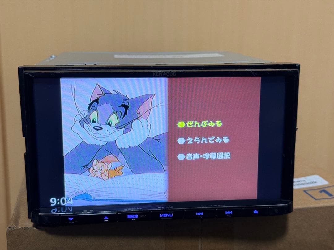 KENWOOD カーナビMDV-S710 map data2023