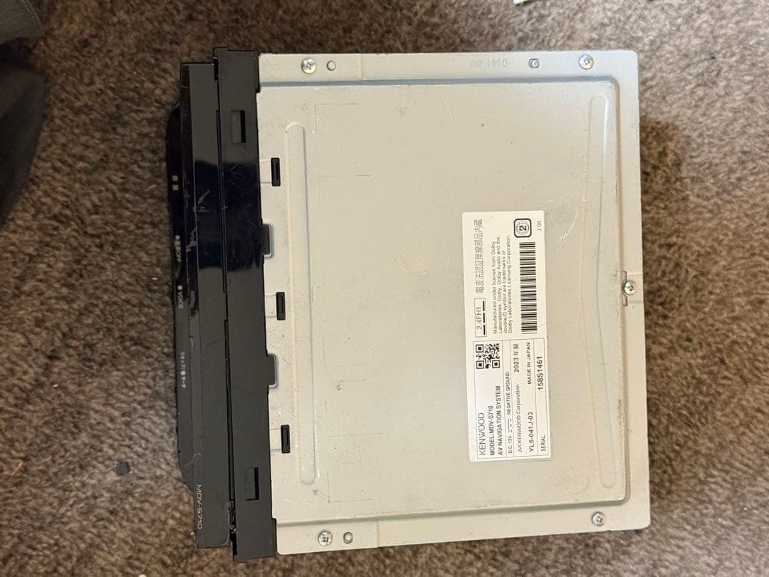 KENWOOD カーナビMDV-S710 map data2023