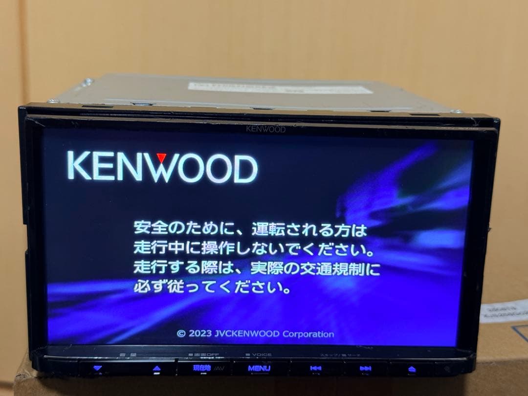 KENWOOD カーナビMDV-S710 map data2023