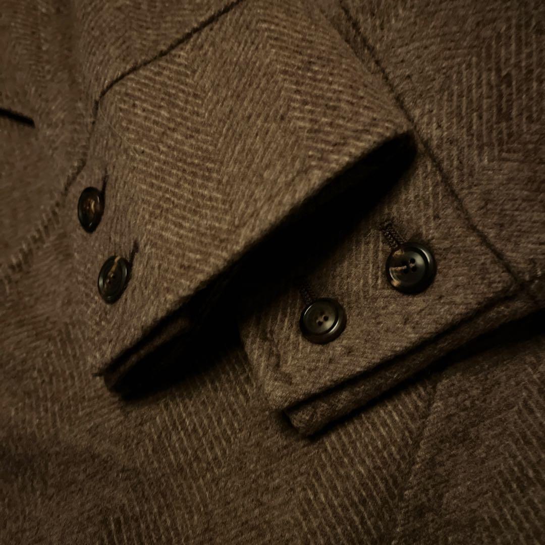 スティレラティーノ　ダブルブレスト カシミアコート グレーベージュ